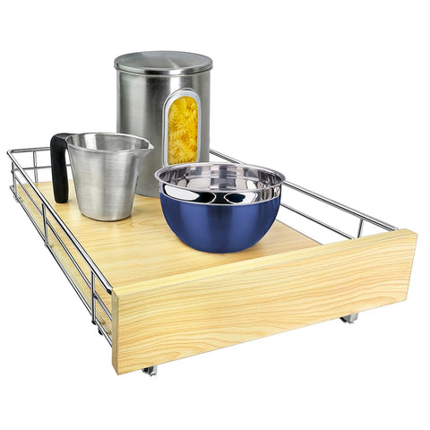 LYNK PROFESSIONAL front view showing polished laminated drawers and sleek chrome finish benefit: professional look