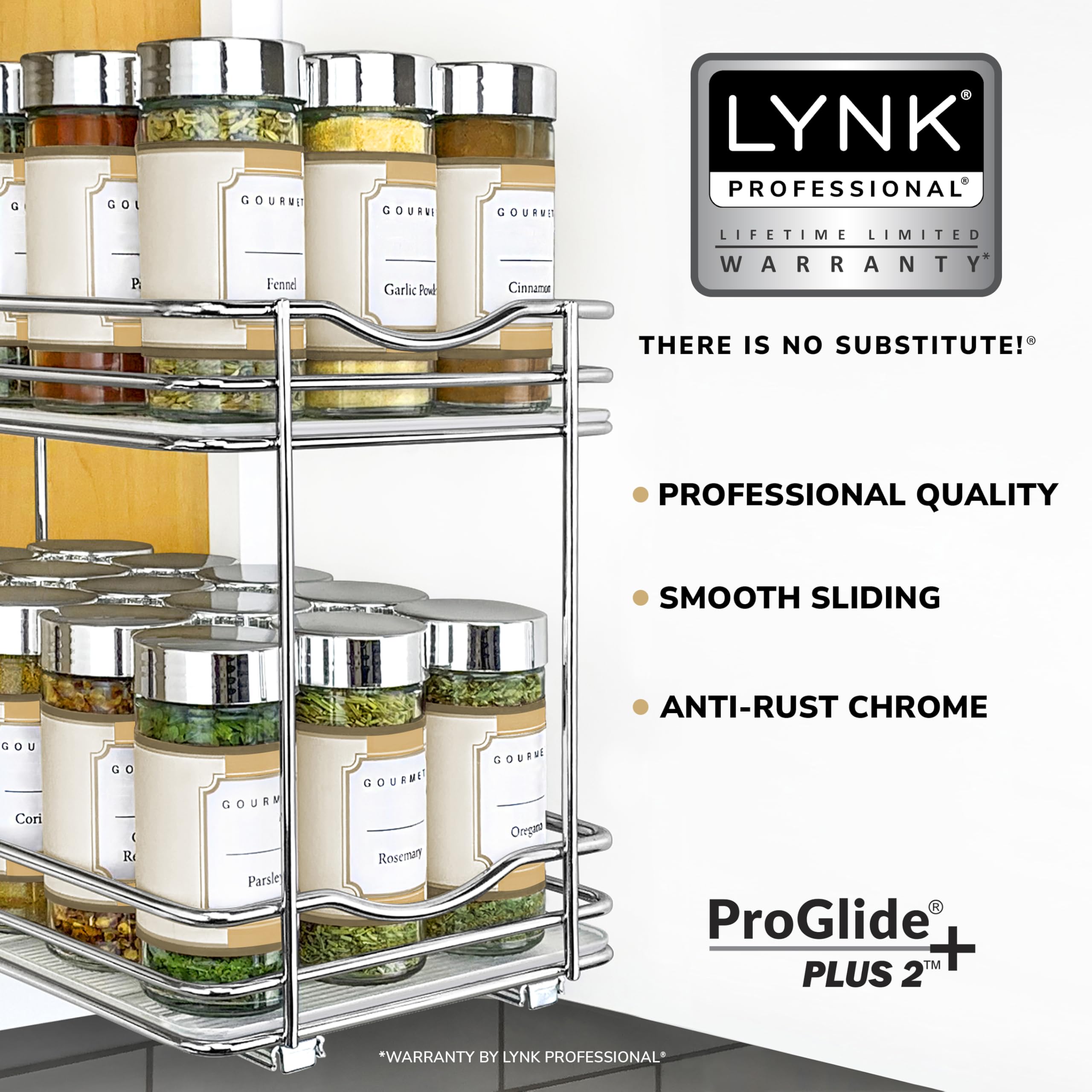 LYNK PROFESSIONAL close-up of PROGLIDE PLUS 2 glide showing smooth slide performance