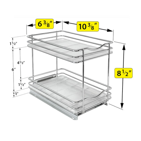 LYNK PROFESSIONAL measurements showing 6.3 inch width and compact footprint for fit