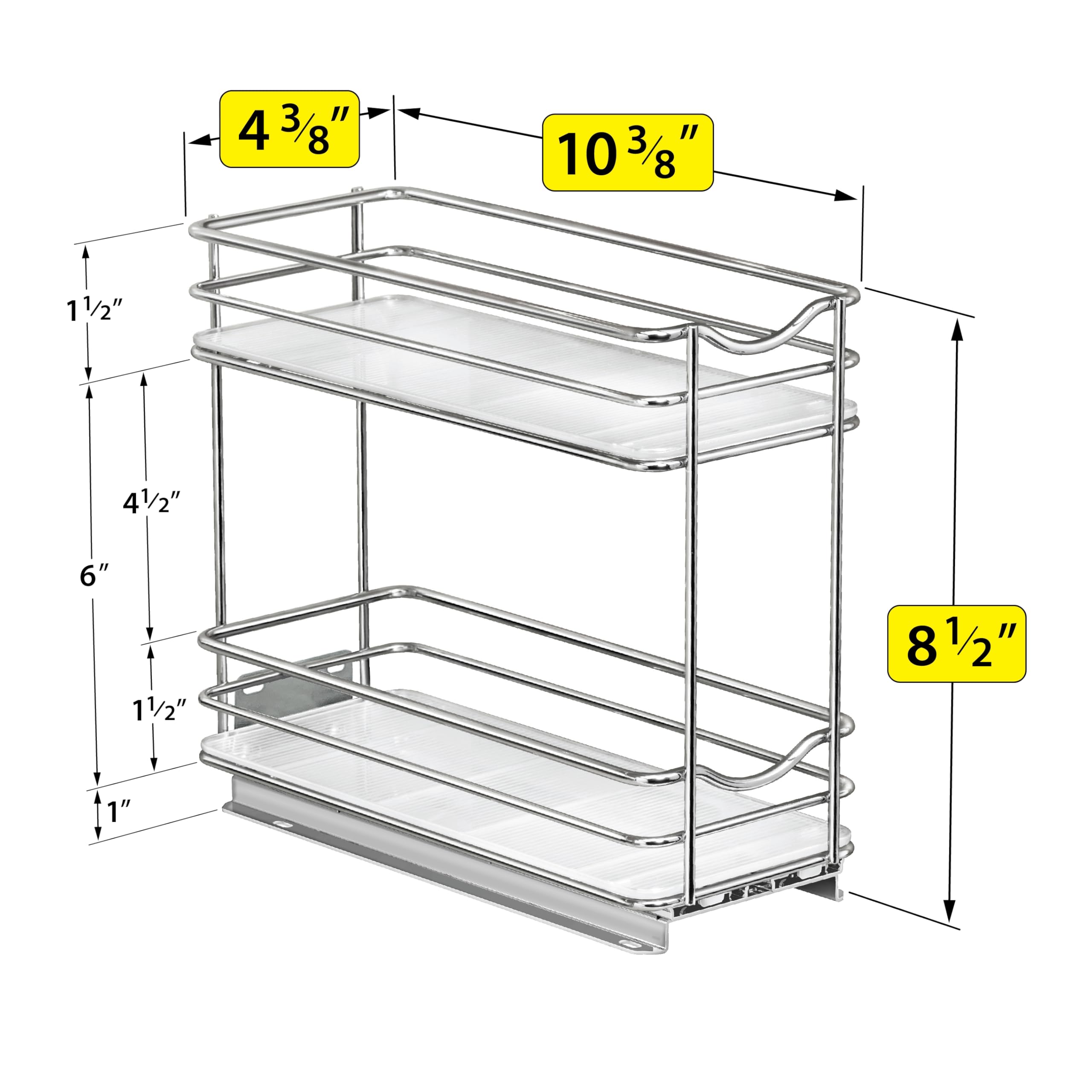 LYNK PROFESSIONAL installed inside upper cabinet maximizing narrow space