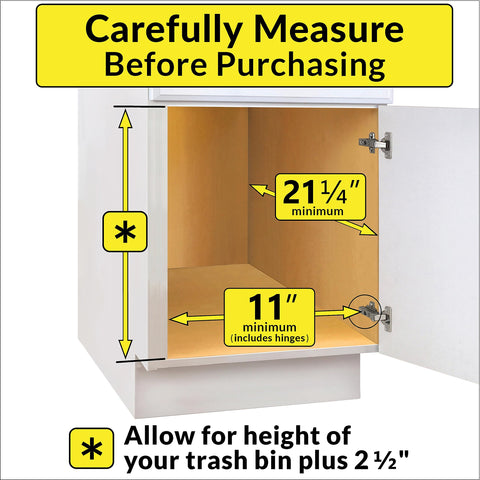 LYNK PROFESSIONAL installed under sink demonstrating organized storage