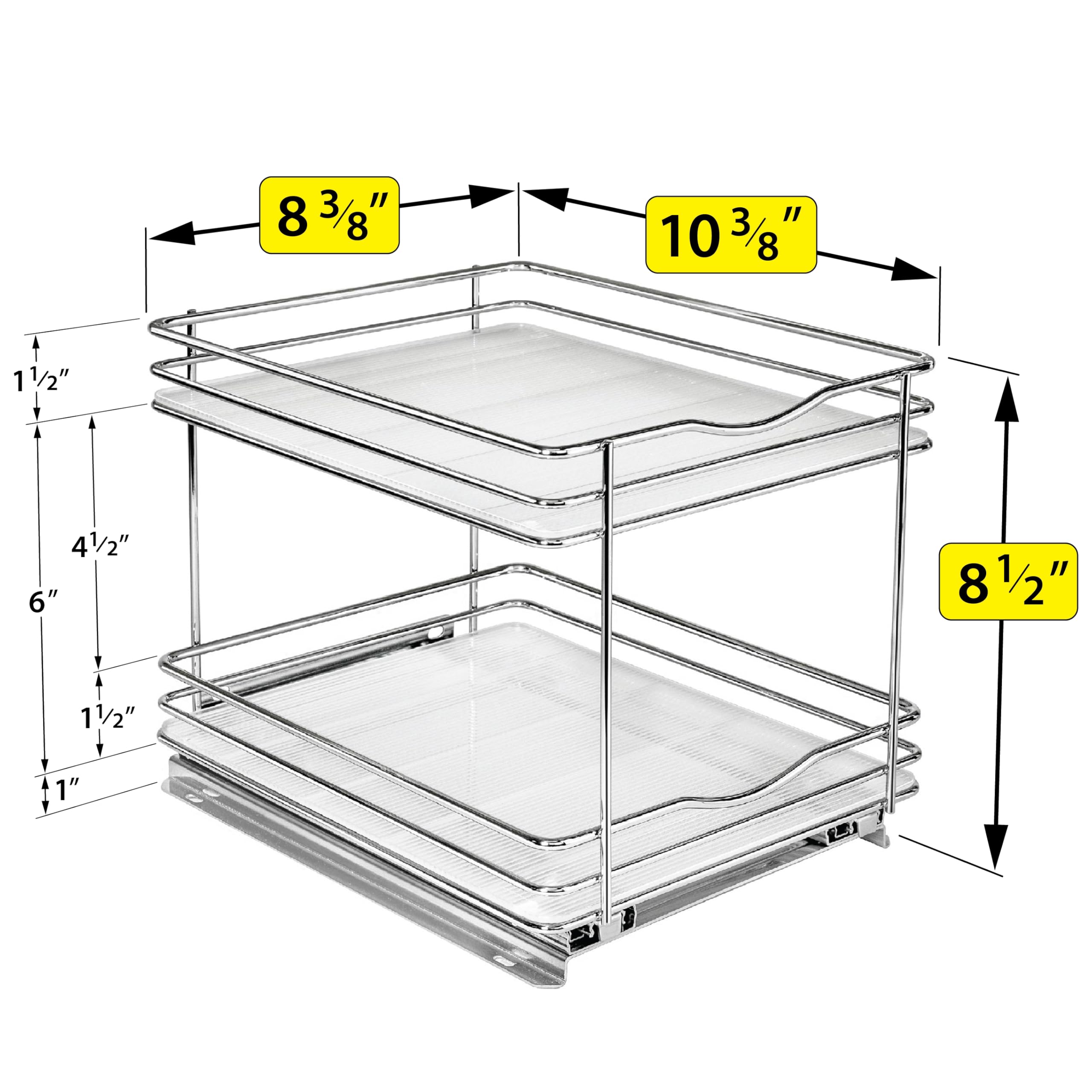 LYNK PROFESSIONAL fully extended rack displaying organized bottles for quick selection