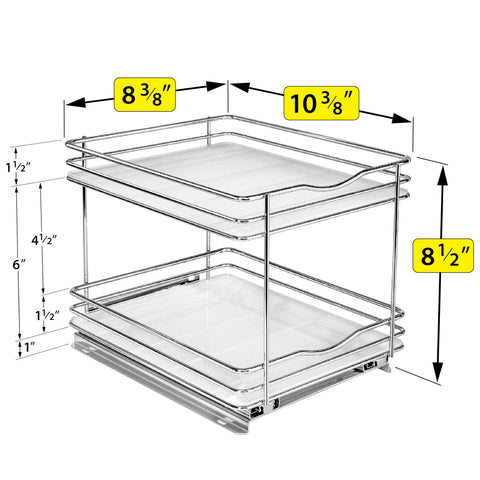 LYNK PROFESSIONAL fully extended rack displaying organized bottles for quick selection