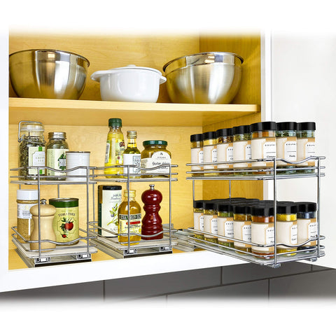 LYNK PROFESSIONAL product packaging and included single pull-out spice rack components