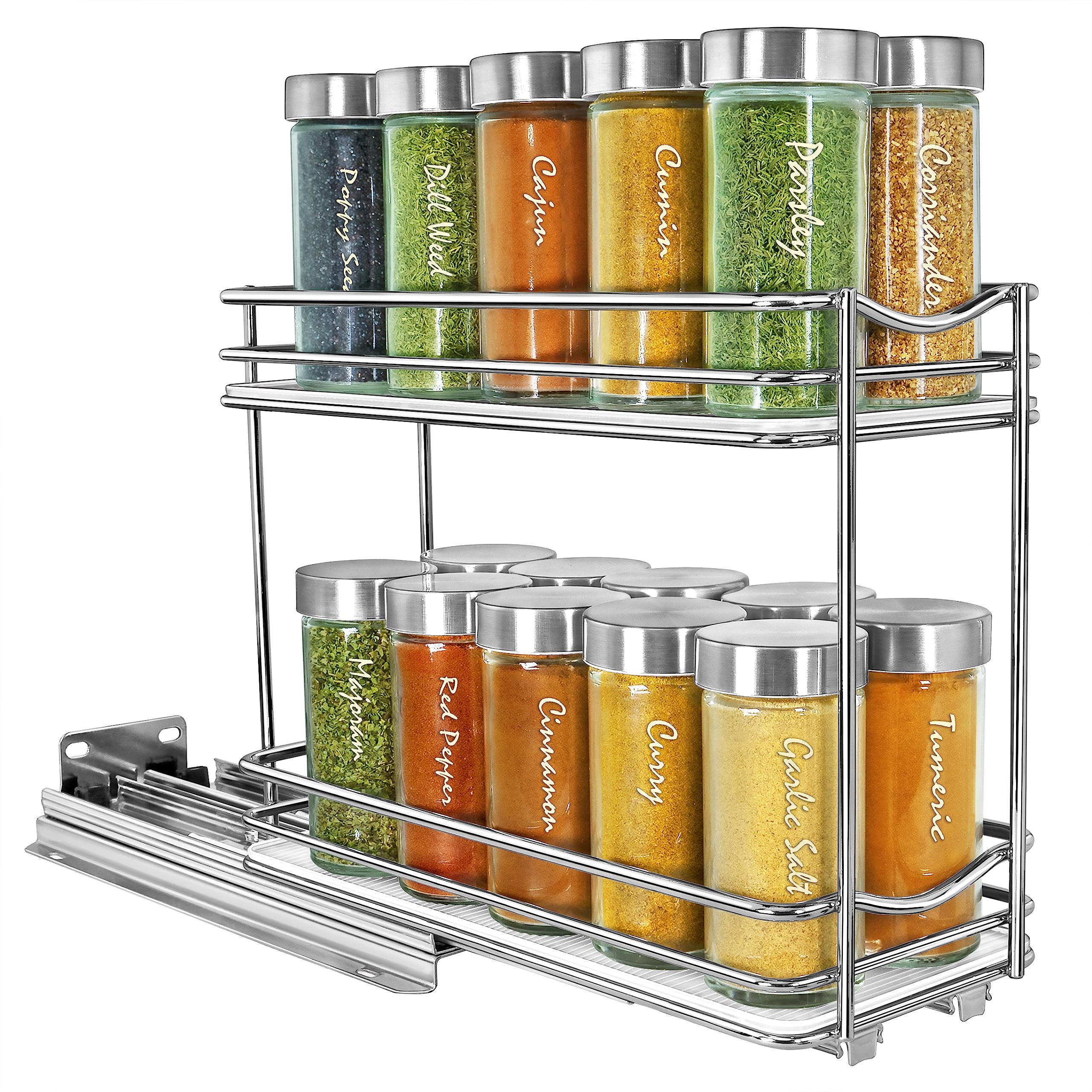 LYNK PROFESSIONAL lifestyle shot of organizer in kitchen saving countertop space