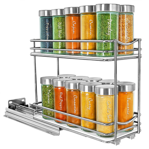 LYNK PROFESSIONAL lifestyle shot of organizer in kitchen saving countertop space