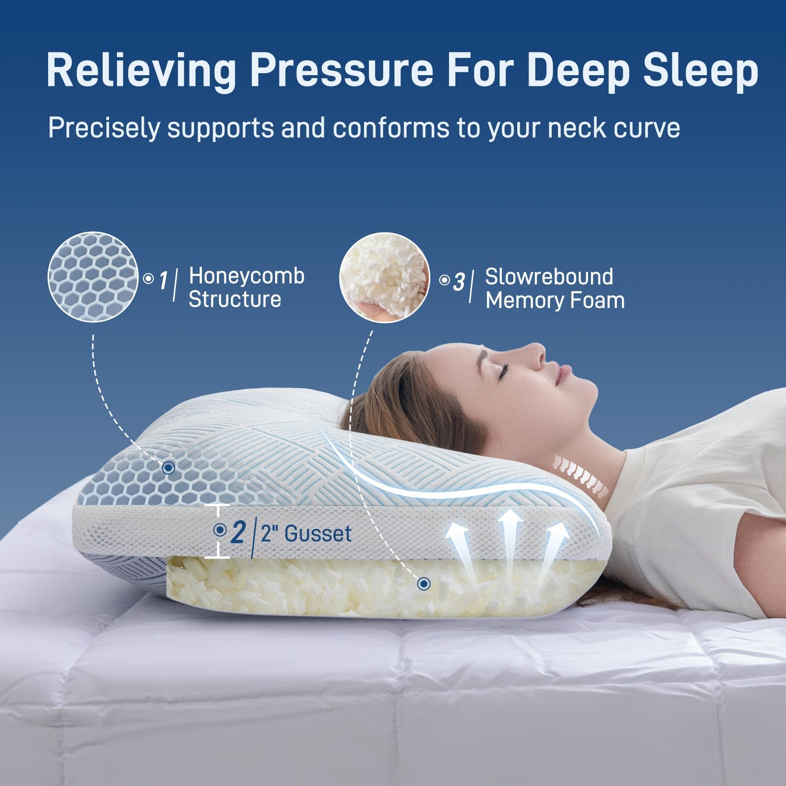 Lyralith ice-silk cooling side close-up demonstrating cool-to-touch sleep benefit