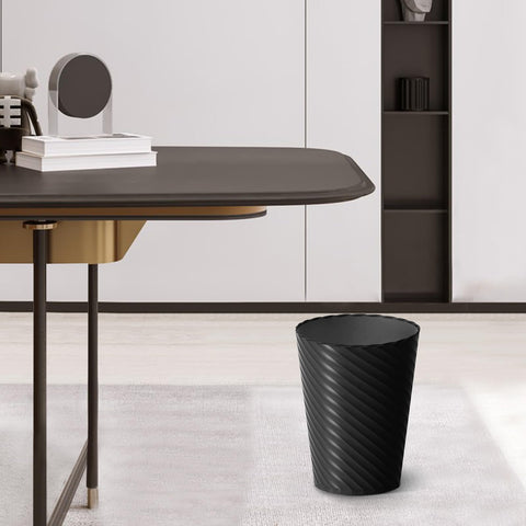 Lysam extra-thick trash bag rolls included for immediate setup