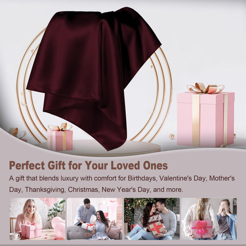 lyshin bedroom lifestyle setting featuring burgundy case for polished sleep environment benefit