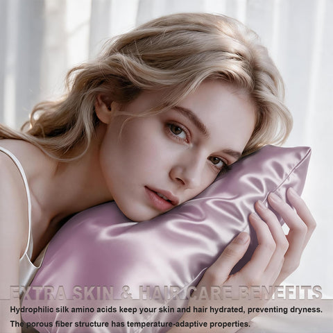 LYSHIN silk weave texture close-up highlighting smooth low-friction surface