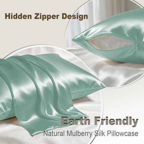 LYSHIN zipper detail close-up keeping pillow secure and neat throughout sleep