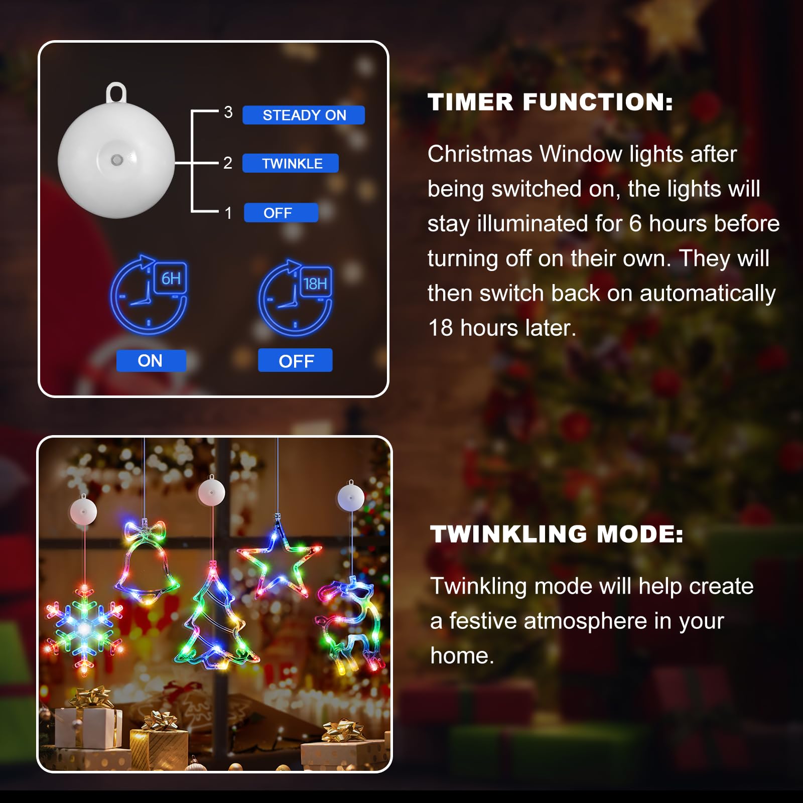 LYUBASA snowflake close-up highlighting LED detail for crisp holiday outline