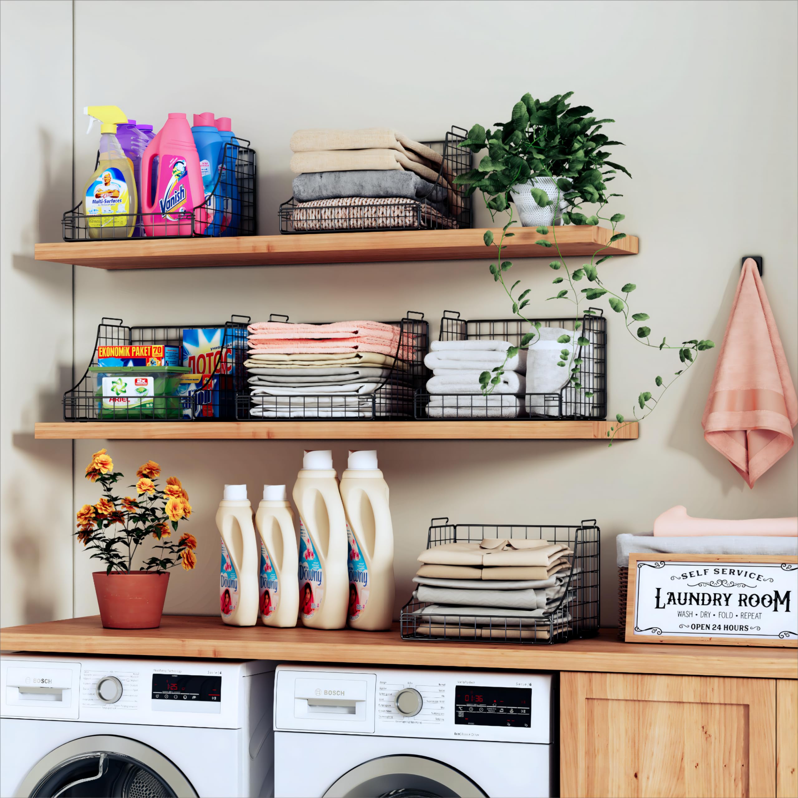Lyuwanxian lifestyle image on kitchen counter organizing produce neatly