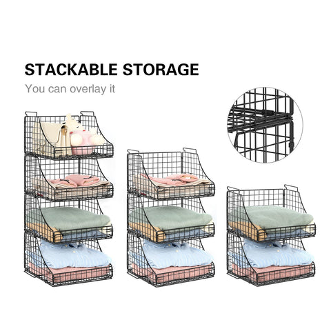 Lyuwanxian stacked tower in closet offering compact vertical organization