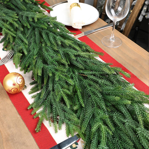 LZNPA front packaging showing full 72 inch garland and gift box benefit