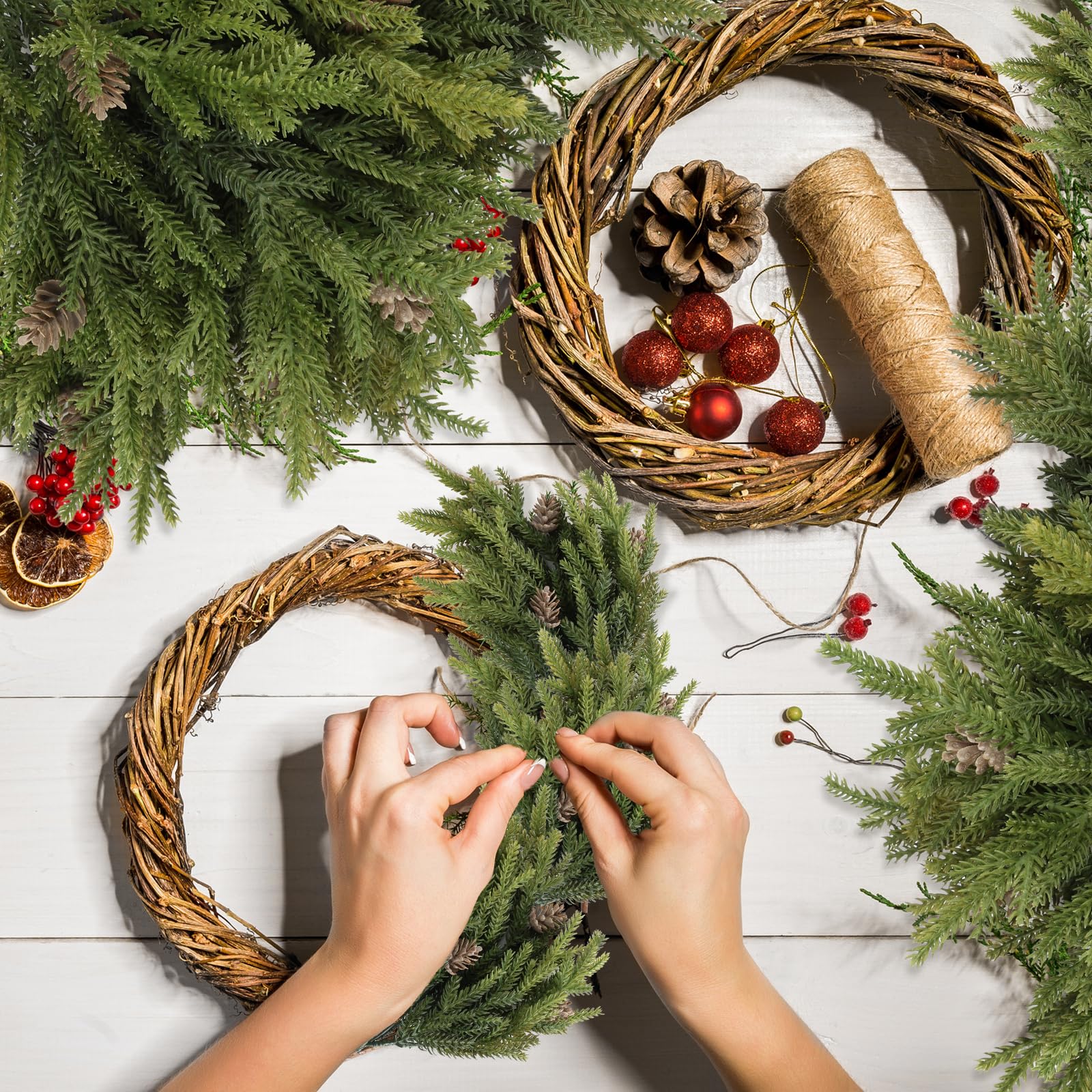LZNPA styled on a mantel to enhance traditional seasonal decor