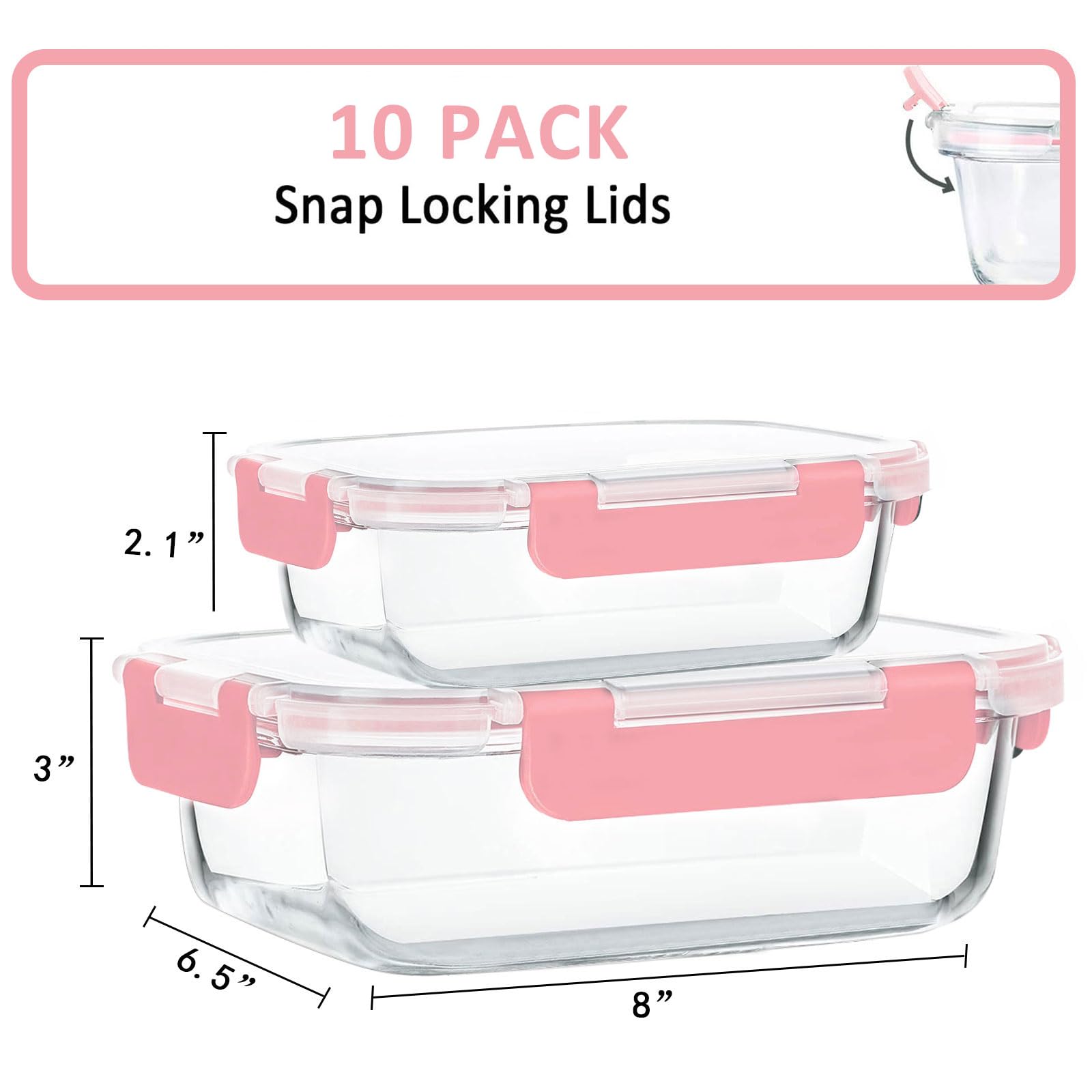 M MCIRCO close-up of pink snap-lock lid with silicone seal, leak-resistant benefit