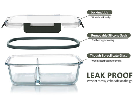 M MCIRCO close-up of snap-lock lid and silicone seal providing leak resistance