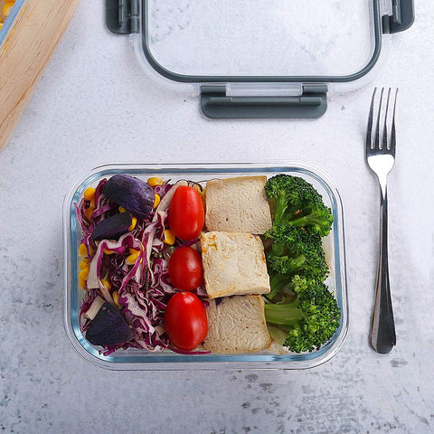 M MCIRCO containers packed in lunch bag ready to go for convenient meal transport benefit