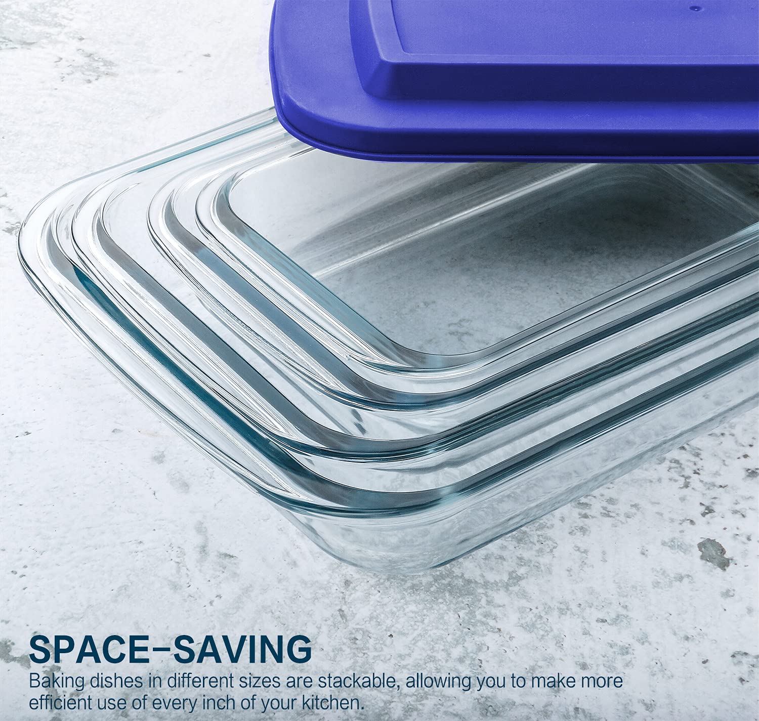 M MCIRCO lids stacked to show tight fit and space-saving benefit