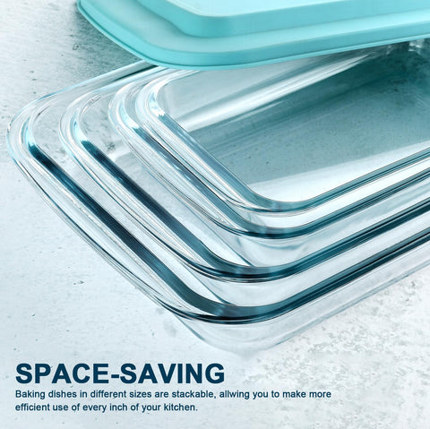 M MCIRCO gray plastic lids fitted on pans showing tight seal and stackable space-saving benefit