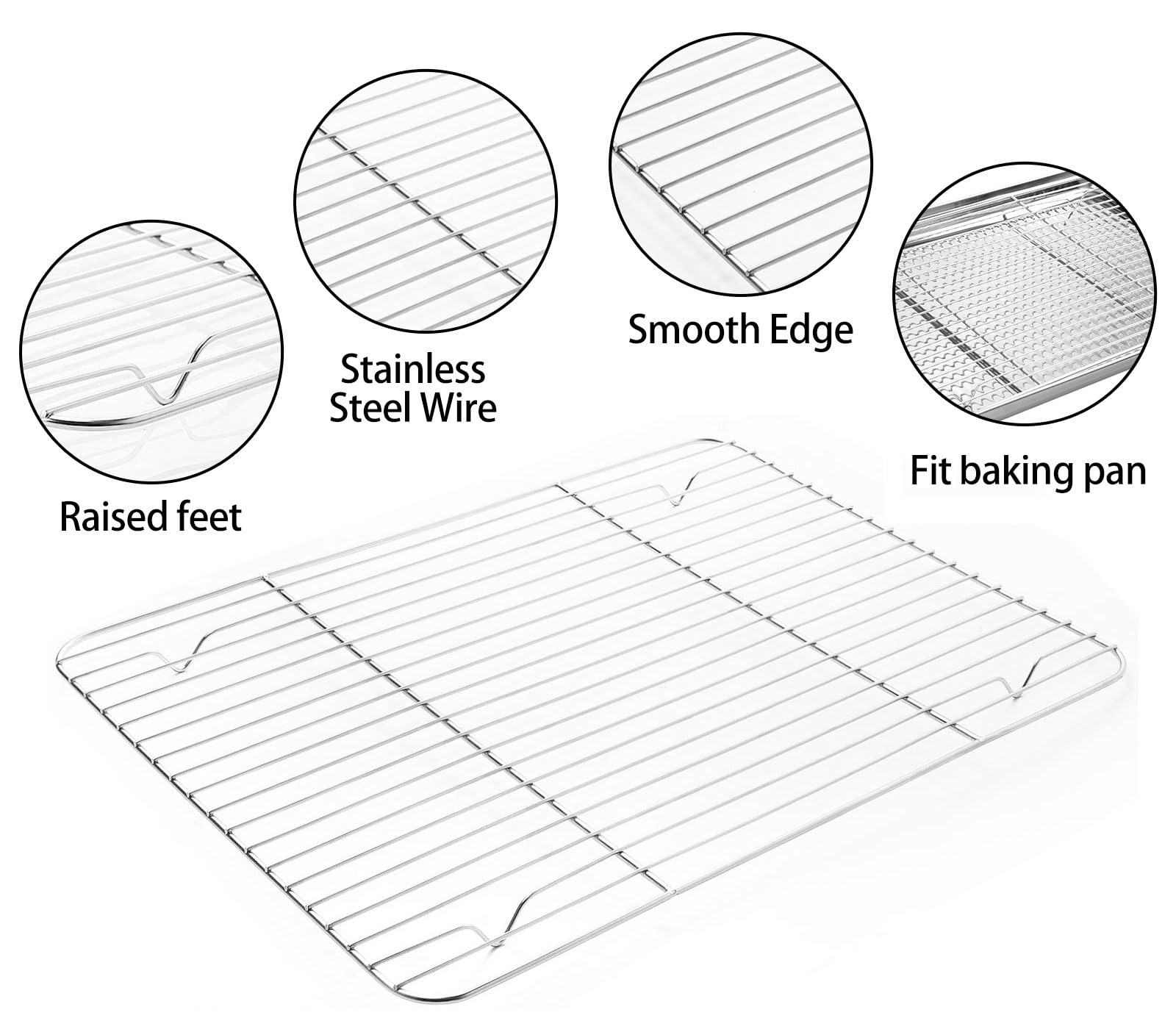 M MCIRCO silicone baking mat texture that prevents sticking and eases cleanup
