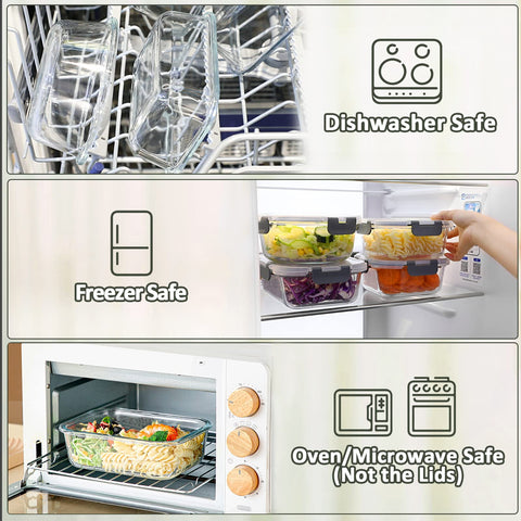 M MCIRCO stacked containers in refrigerator maximizing space and keeping food visible benefit