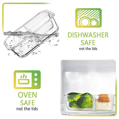M MCIRCO stacked containers inside refrigerator, saves space and organizes meals