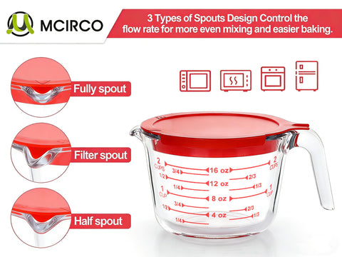 M MCIRCO stacked cups with lids stored in fridge to keep ingredients fresh