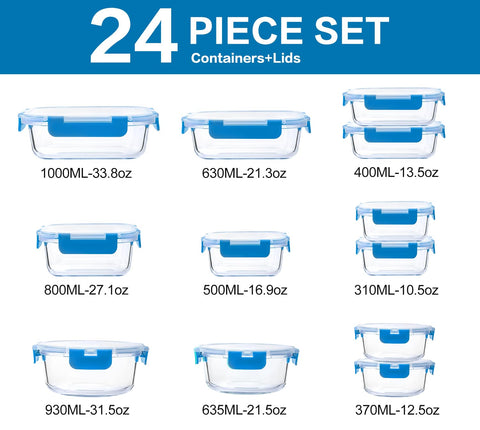 M MCIRCO assorted container sizes displayed to illustrate portion options and stacking