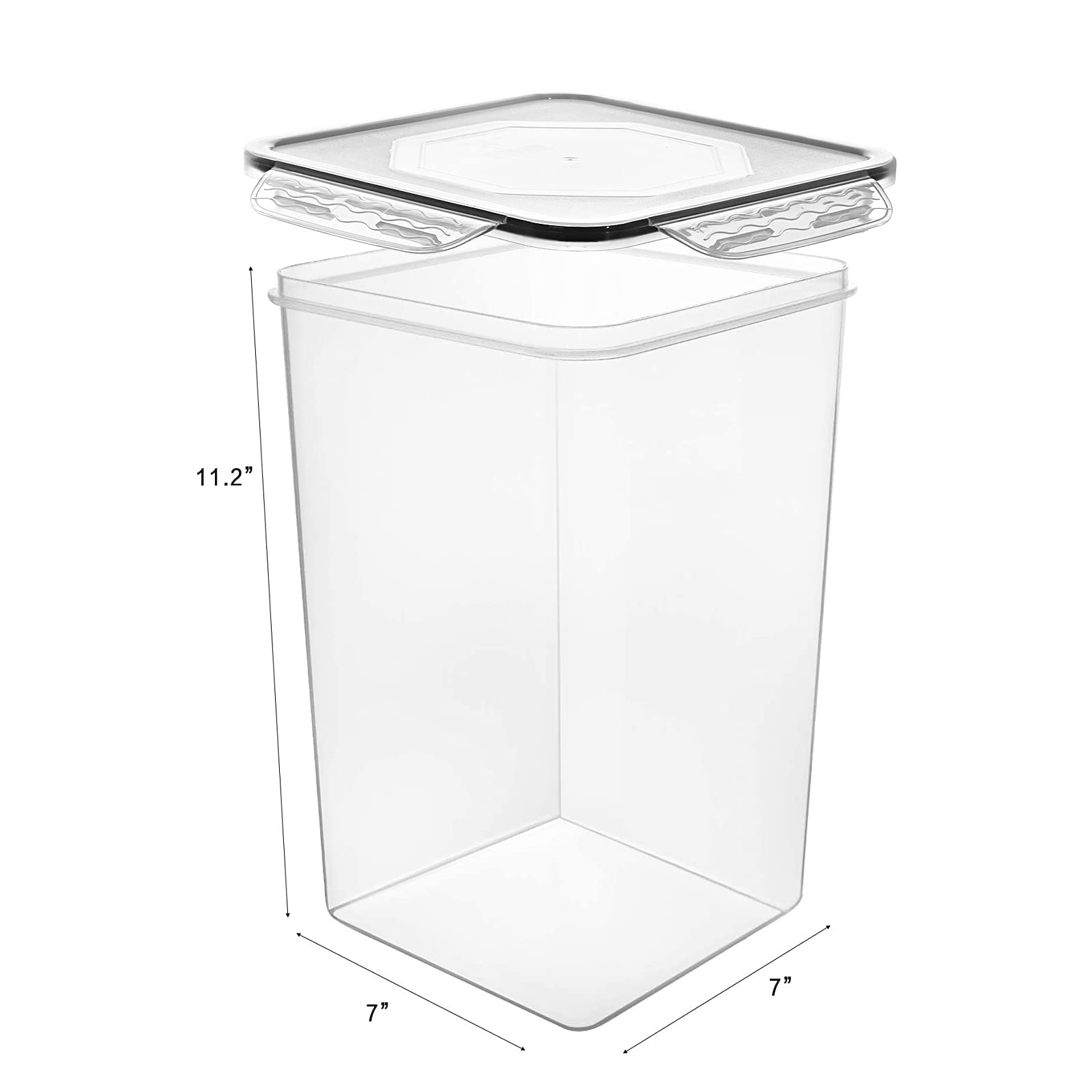 M MCIRCO wide mouth with included measuring cup inside, enabling easy scooping and portioning