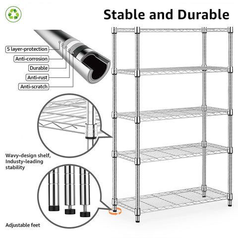 M MZG shelving in garage with labeled bins demonstrating heavy-load capacity and order