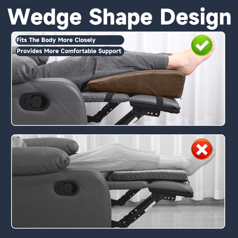 MABOZOO adjustable straps attached to recliner showing secure non-slip fit