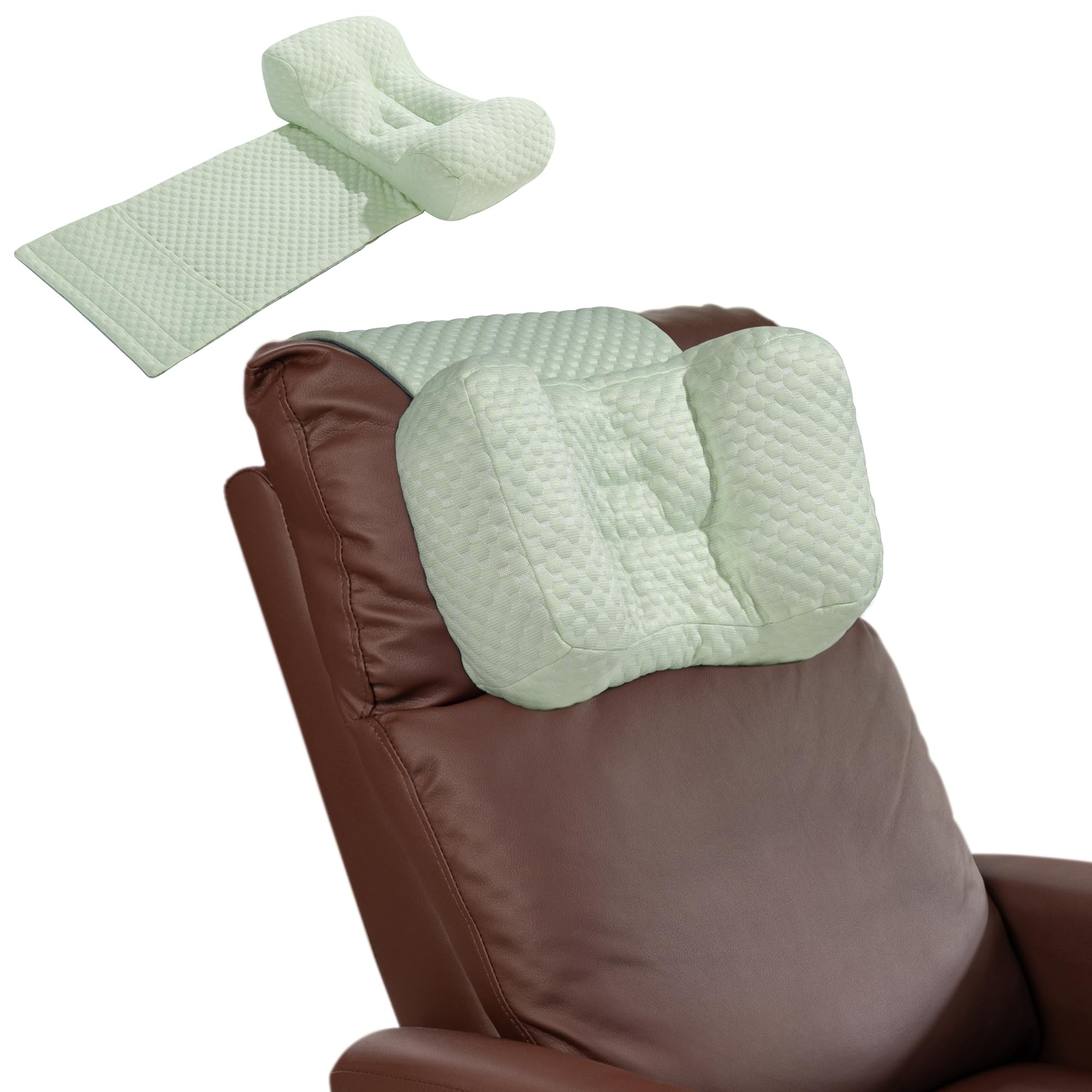 MABOZOO front view headrest showing full shape and support