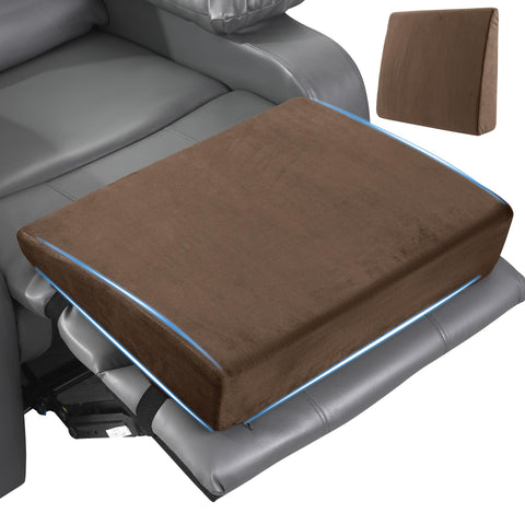 MABOZOO front view of wedge recliner pillow shows broad support and comfort