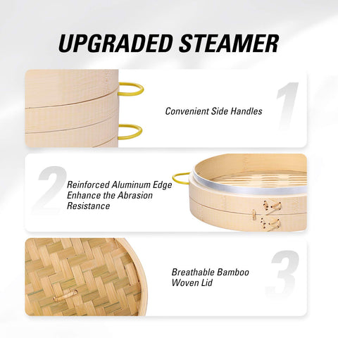 MacaRio steamer placed on wok demonstrating stable fit and even steam circulation