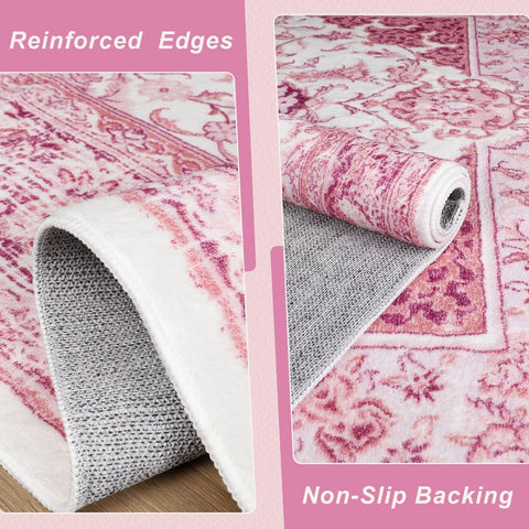 Macgace non-slip backing close-up demonstrating grip and safety on floors