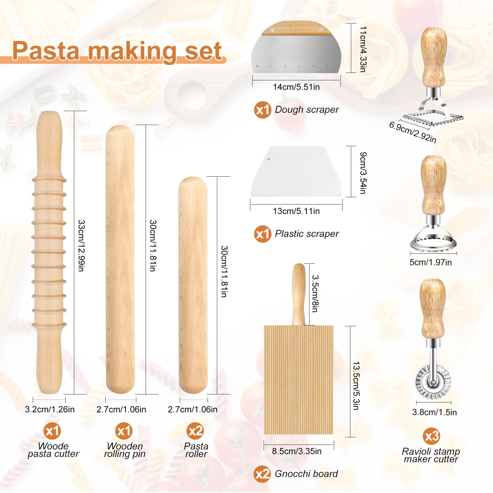 MACIFECI ravioli press detail showing holes for uniform portions and faster assembly