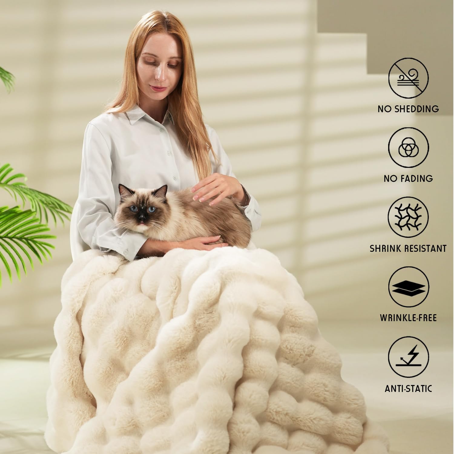 macinso person wrapped in blanket demonstrating warmth and comfort while relaxing