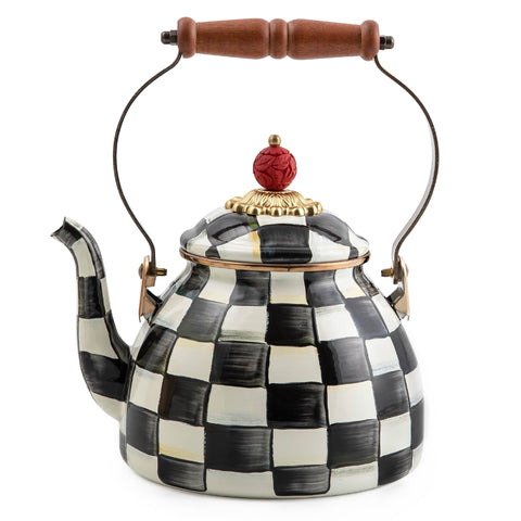 MACKENZIE-CHILDS front view showing Courtly Check pattern and stylish appeal