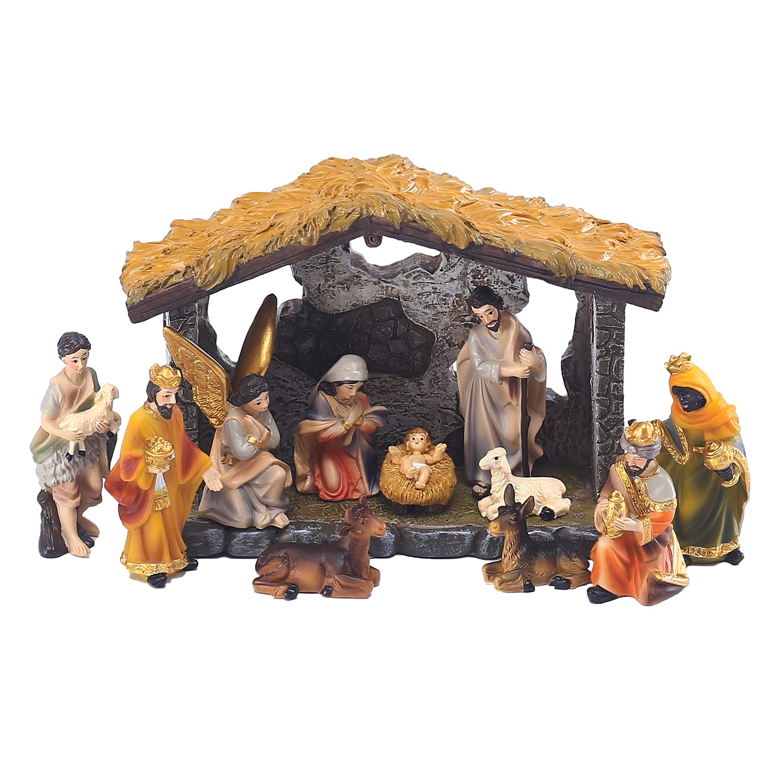 MACLARONX tabletop scene in holiday decor setting demonstrating compact seasonal display