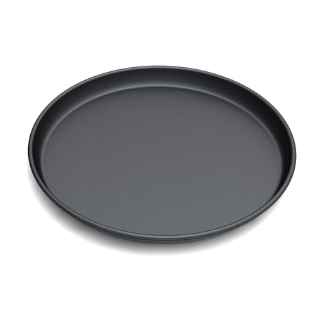 MACONEE front view of 12-inch crisper pan showing compact packaging and quick use benefit