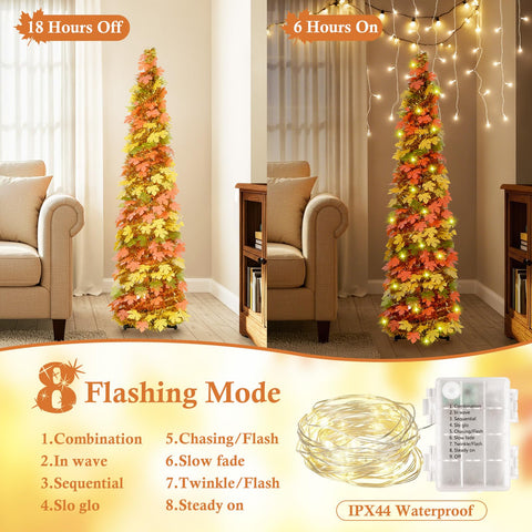 MACTING tree folded flat for compact storage saving closet and under-bed space