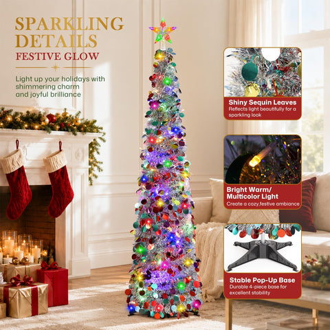 MACTING tree folded inside decorative gift box for neat storage and gifting