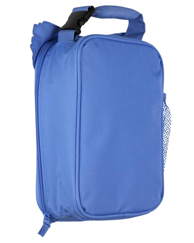 Mad Engine tote clipped to a backpack demonstrating secure carry convenience