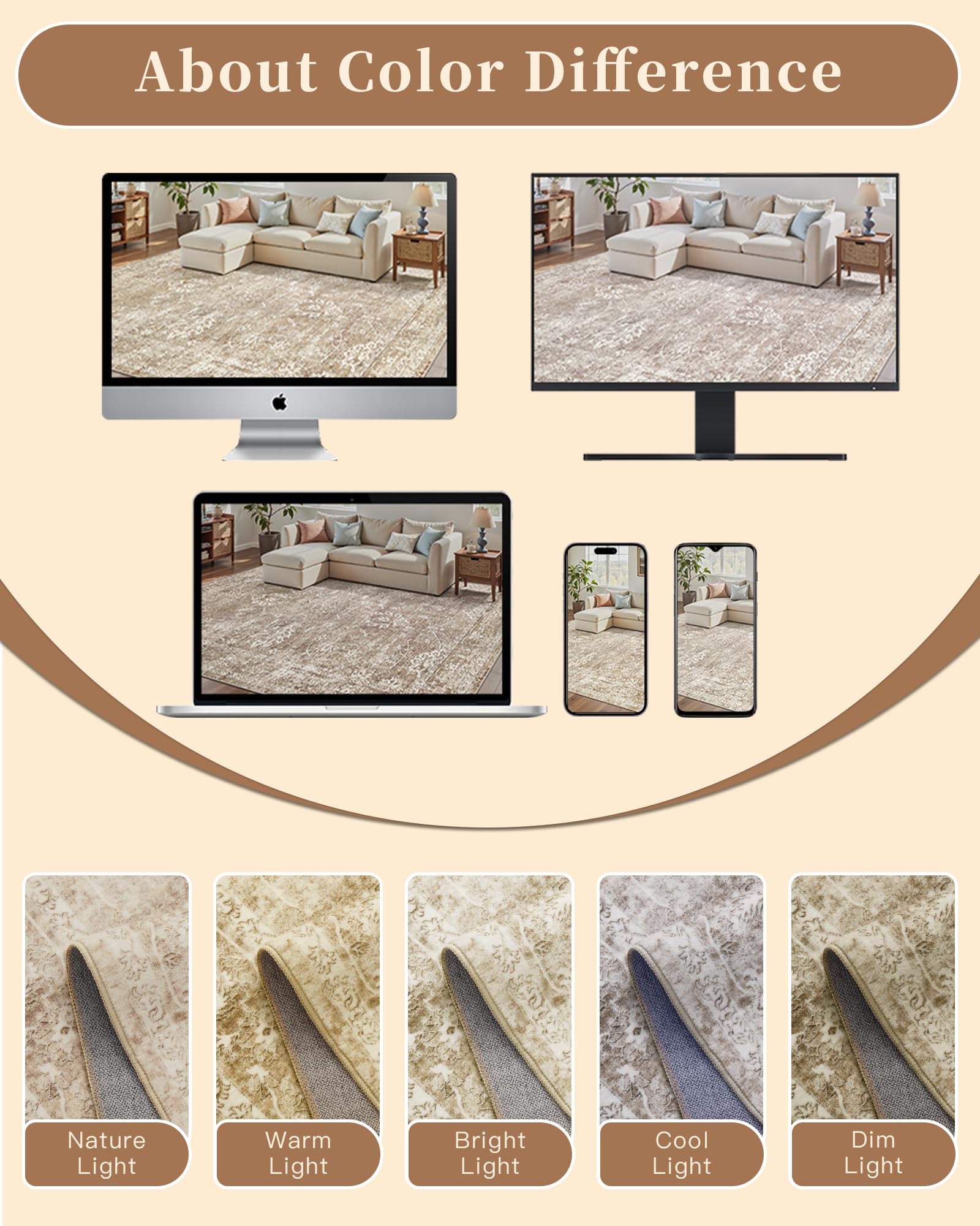 Madane rug edge and stitching detail showing durable finish and longevity