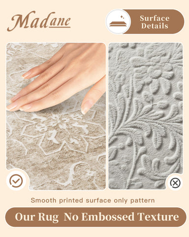 Madane folded rug demonstrating compact storage and easy transport