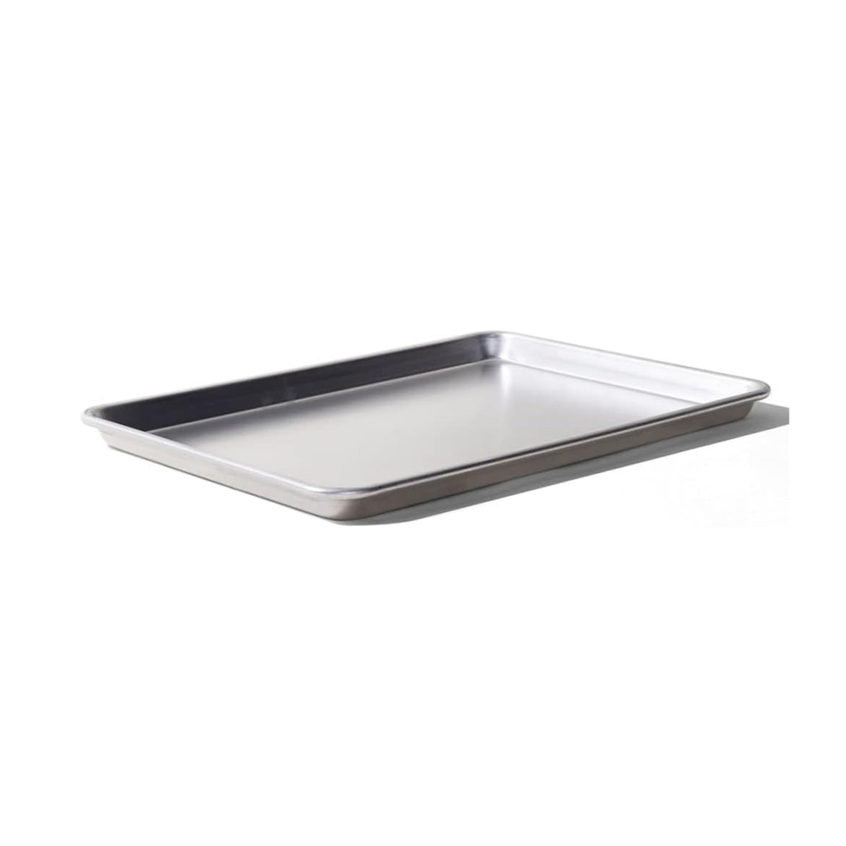 Made In sheet pan front view showing full 13x17.75 surface and depth