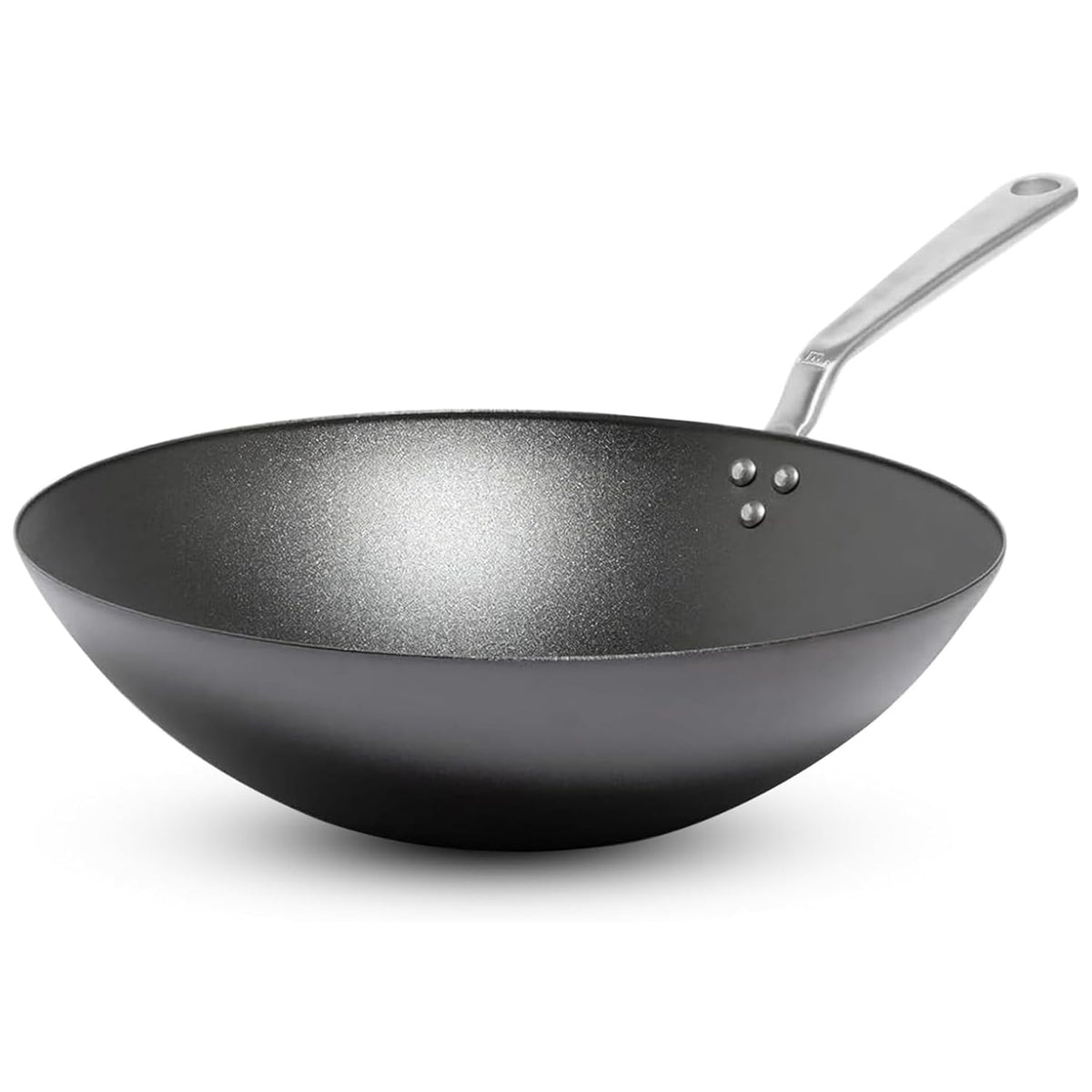 Made In wok front packaging showing professional finish and clear dimensions