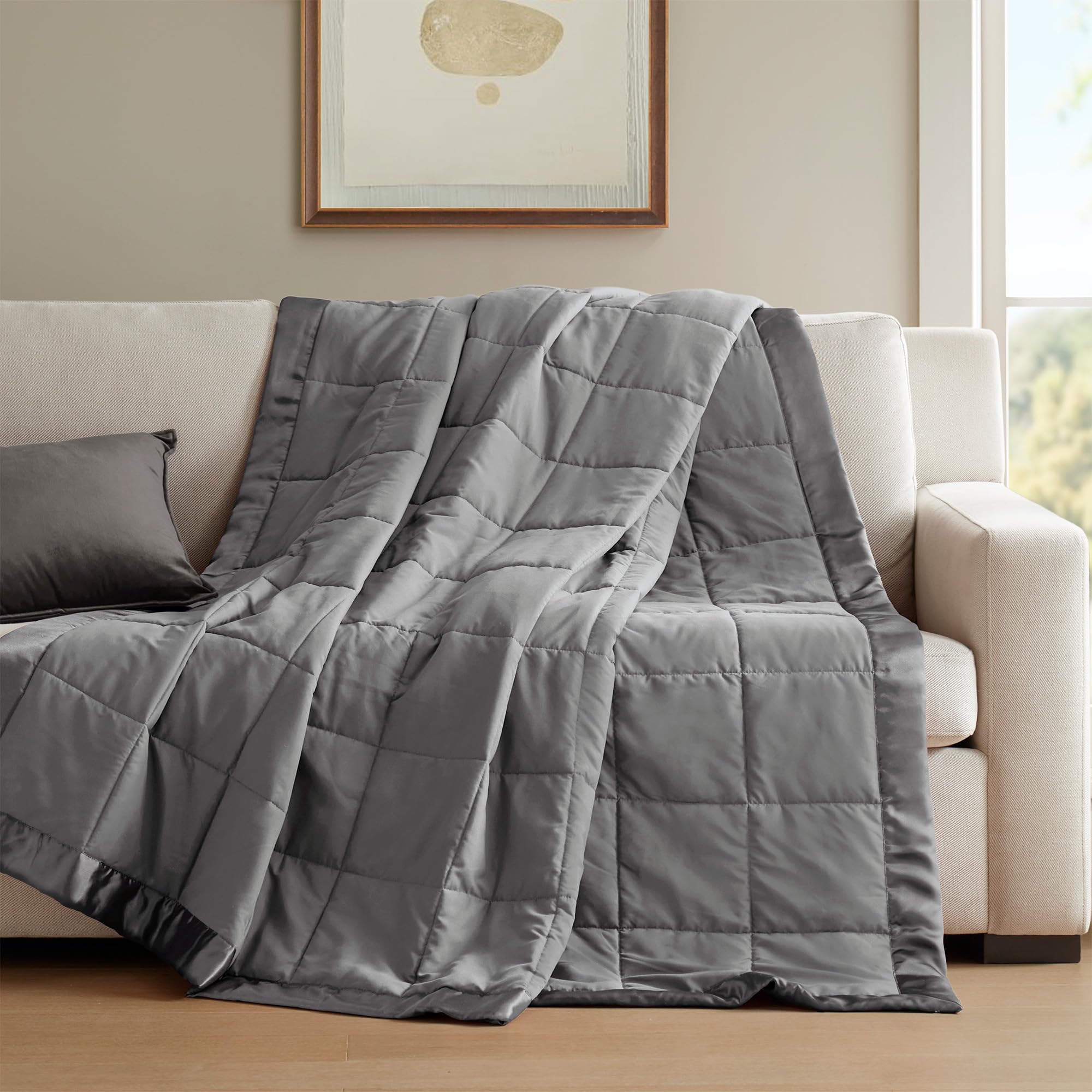 Madison Park blanket styled on bed enhancing bedroom décor and cozy appeal